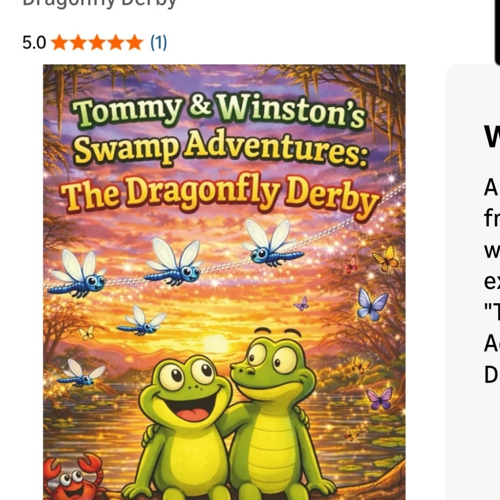 I am the author of this book Tommy & Winston's Swamp Adventures